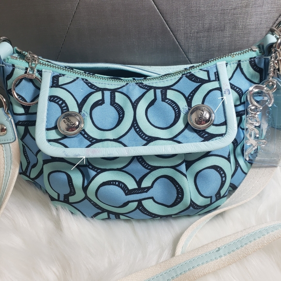 Coach handbag blue - Picture 4 of 16